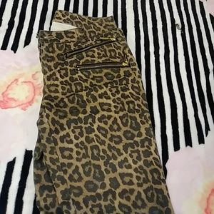 CHEETAH PRINT MK JEANS